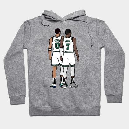 Jayson Tatum And Jaylen Brown Back-To Hoodie