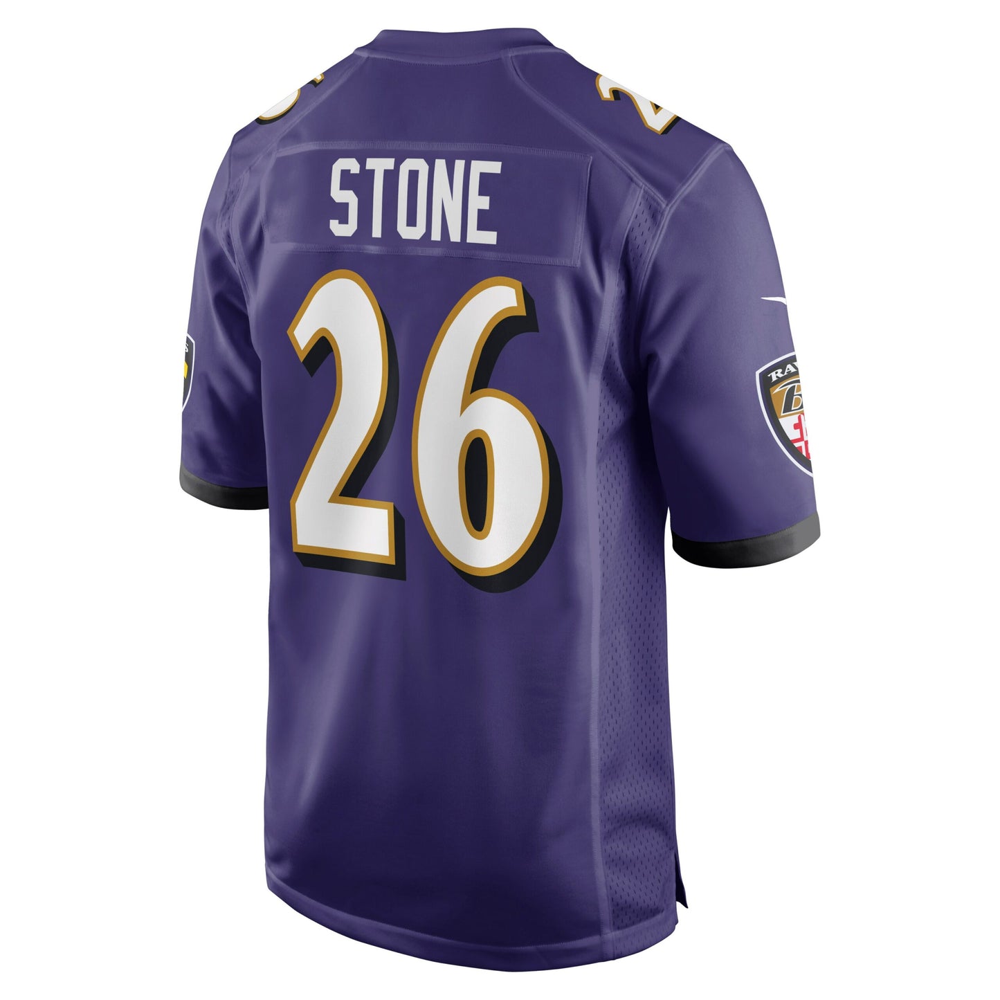 Geno Stone Baltimore Ravens Game Jersey - Purple