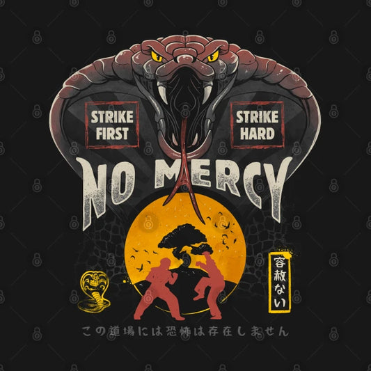 No Mercy Karate Classic Movie Gift T-Shirt