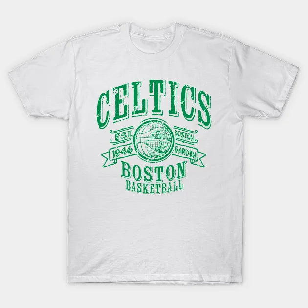 Celtics Vintage Basketball T-Shirt