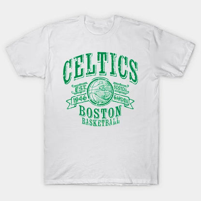 Celtics Vintage Basketball T-Shirt