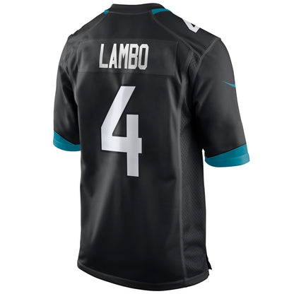 Josh Lambo Jacksonville Jaguars Game Jersey - Black