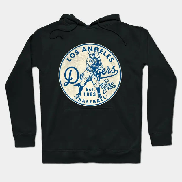 Old Style Dodgers (Large) By Buck Tee Hoodie