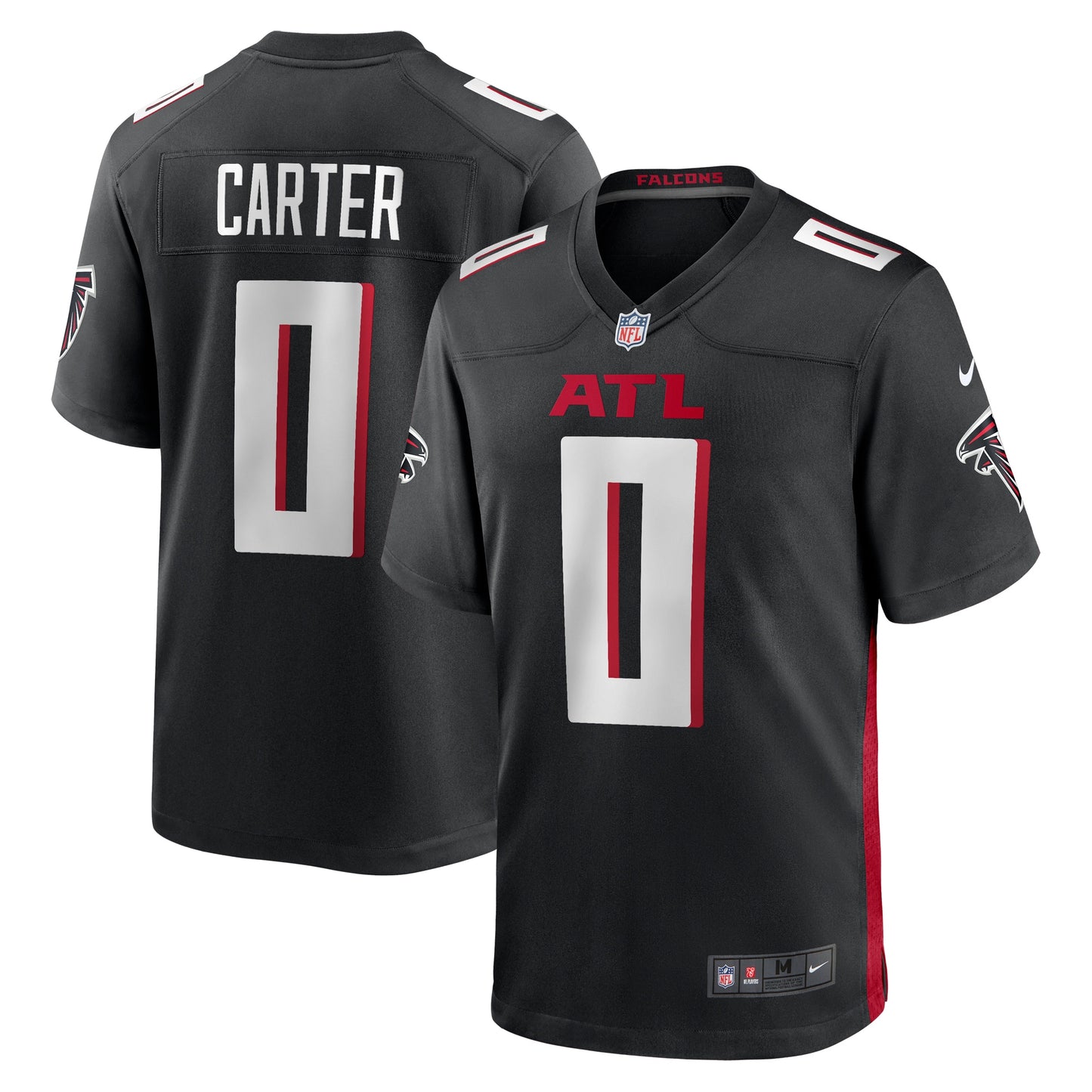 Lorenzo Carter Atlanta Falcons Game Player Jersey - Black