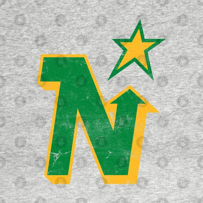 Minnesota North Stars --  Faded/Distressed Style T-Shirt