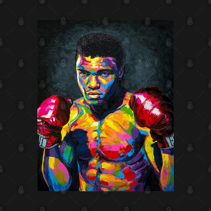 Muhammad Ali Art Work Hoodie