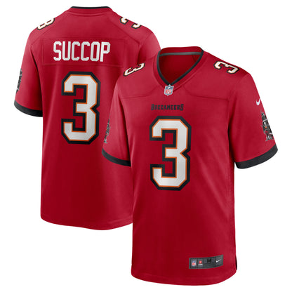 Ryan Succop Tampa Bay Buccaneers Team Game Jersey - Red