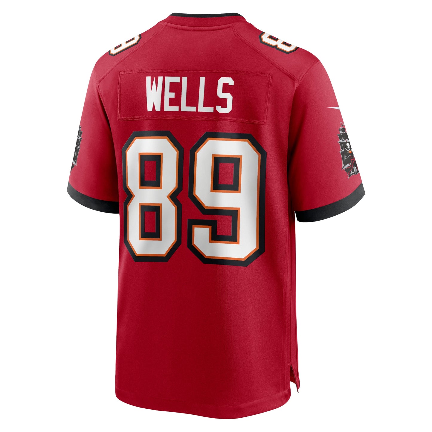 David Wells Tampa Bay Buccaneers Home Game Player Jersey - Red