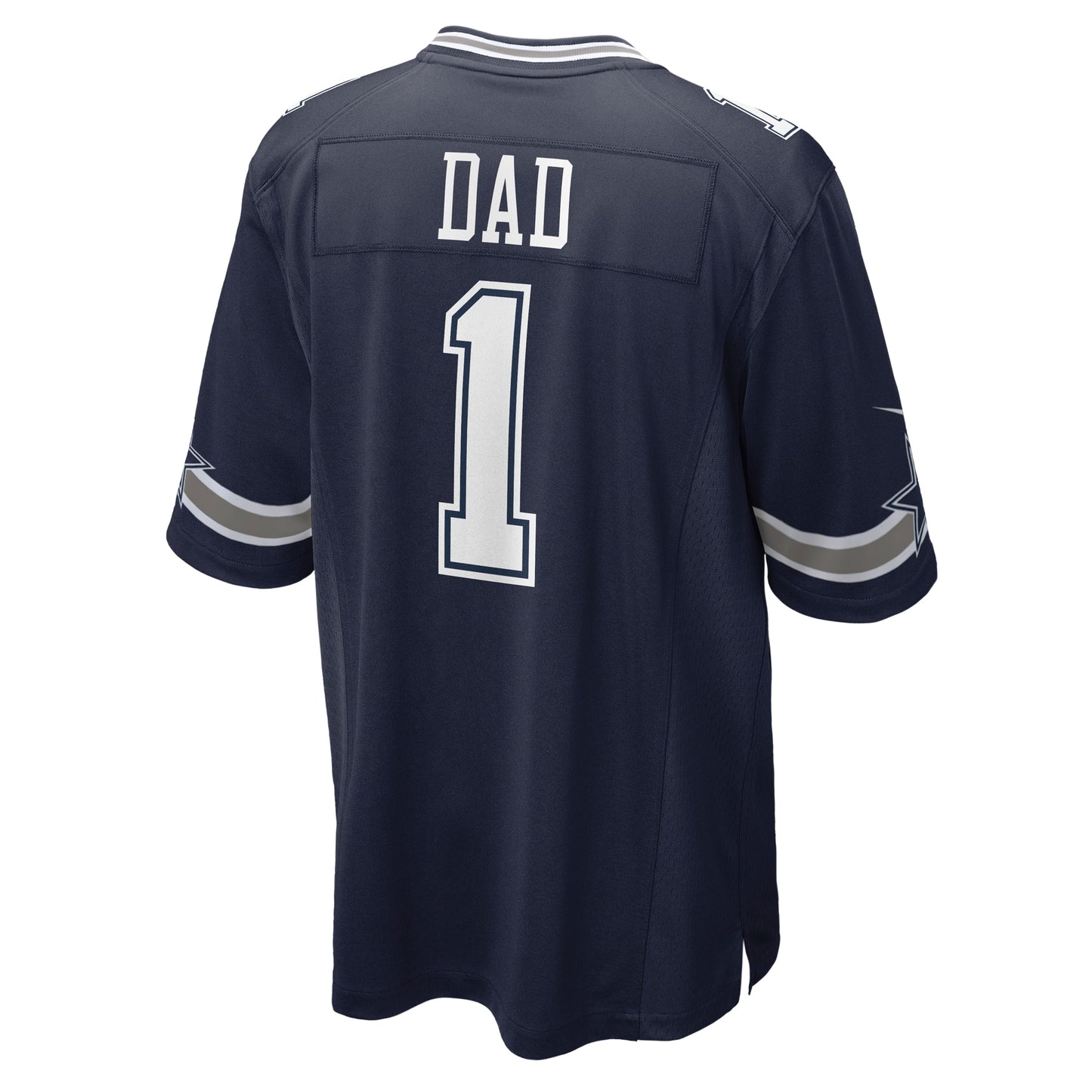 Number 1 Dad Dallas Cowboys Game Jersey - Navy