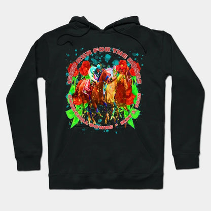 151St Run For The Roses 2025 Horse Racing Design Hoodie