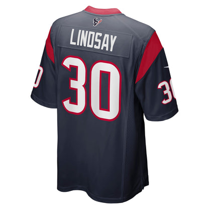 Phillip Lindsay Houston Texans Game Jersey - Navy