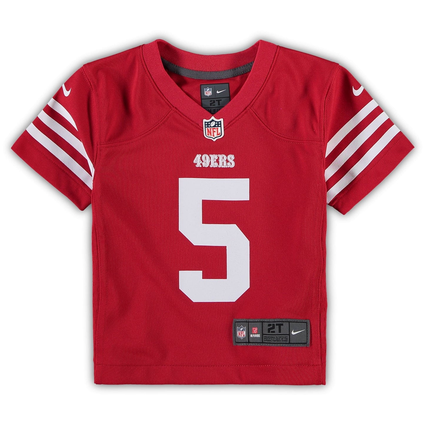Toddler Trey Lance Scarlet San Francisco 49ers Game Jersey