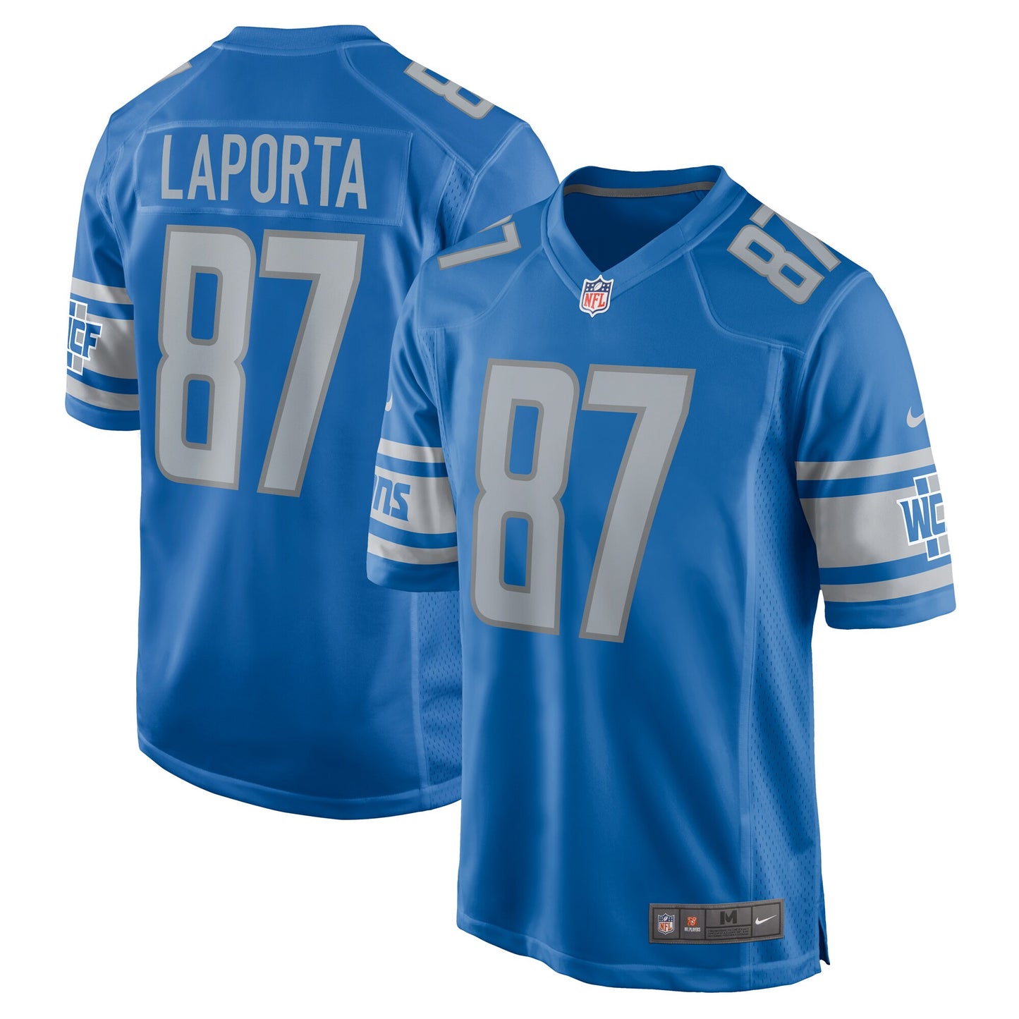 Sam Laporta Detroit Lions Team Game Jersey - Blue