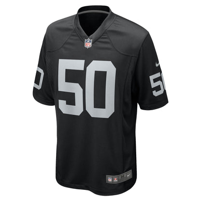Jacob Bobenmoyer Las Vegas Raiders Game Player Jersey - Black