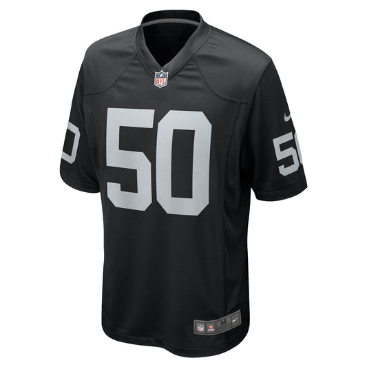 Jacob Bobenmoyer Las Vegas Raiders Game Player Jersey - Black
