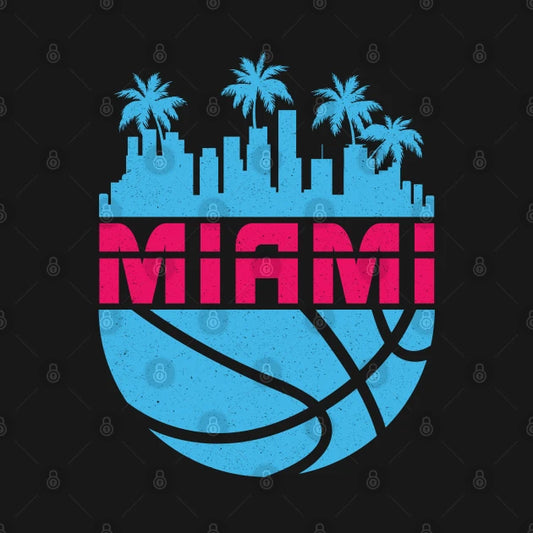 80'S Miami Vice Basketball Hoodie