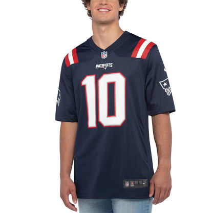 Mac Jones New England Patriots Player Game Jersey - Navy