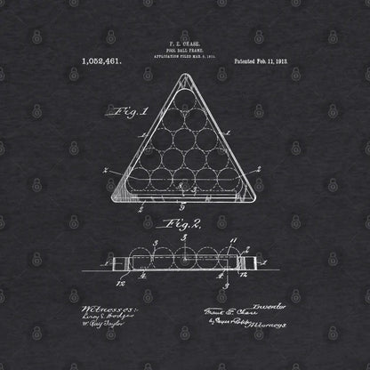 Pool Patent - Billiards Art - Antique Hoodie