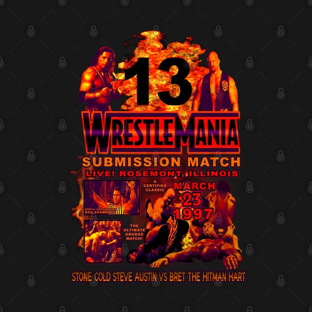 Stone Cold Vs Bret Hart - Wrestlemania 13 Hoodie