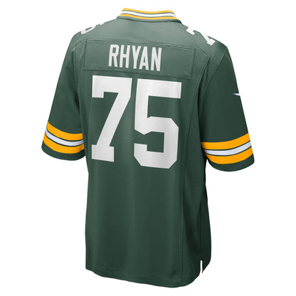 Sean Rhyan Green Bay Packers Game Player Jersey - Green