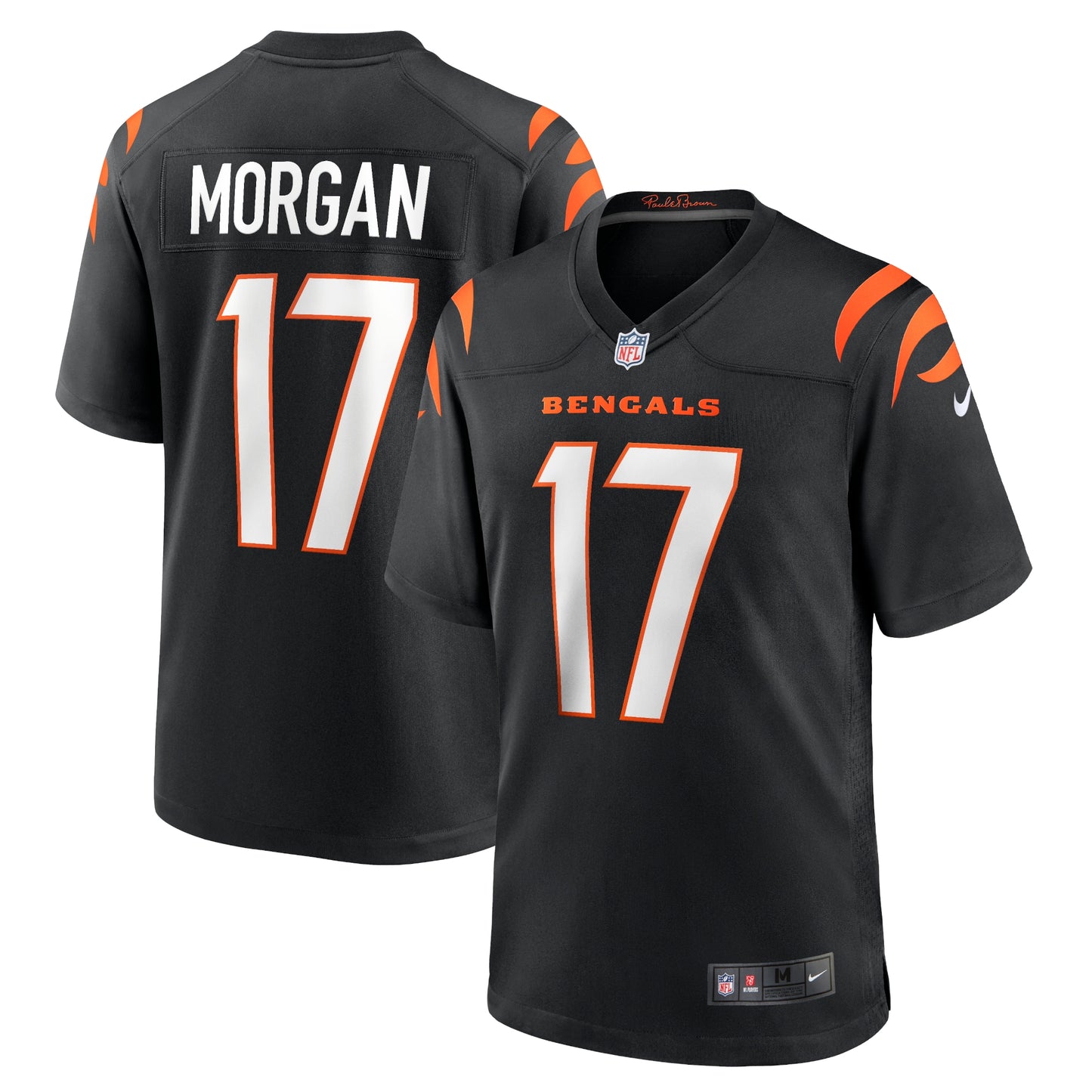 Stanley Morgan Cincinnati Bengals Player Game Jersey - Black