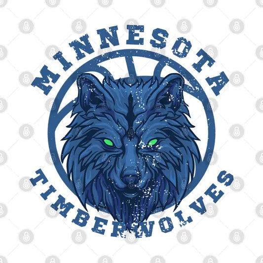 Minnesota Timberwolves Retro Fanart T-Shirt
