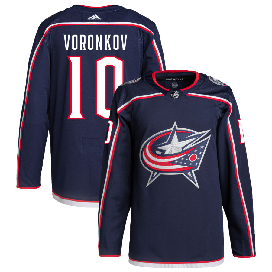 Dmitri Voronkov Columbus Blue Jackets Home Primegreen Authentic Pro Jersey - Navy