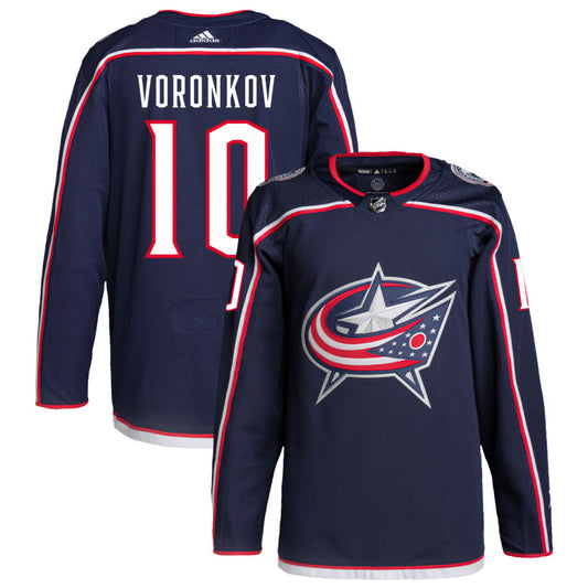 Dmitri Voronkov Columbus Blue Jackets Home Primegreen Authentic Pro Jersey - Navy