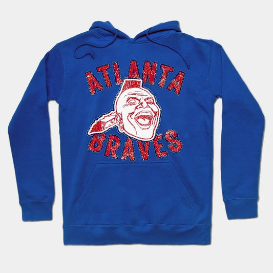 Vintage Style Atlanta Braves Hoodie