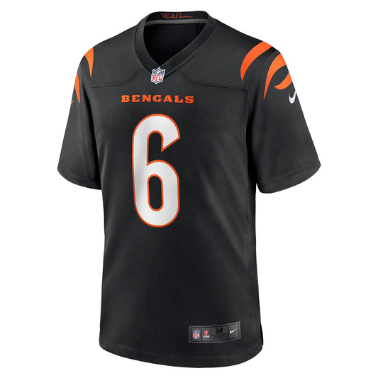 Jake Browning Cincinnati Bengals Game Jersey - Black
