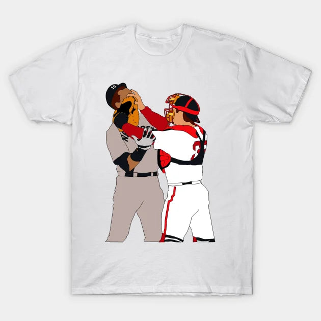 Jason Varitek Alex Rodriguez Brawl T-Shirt