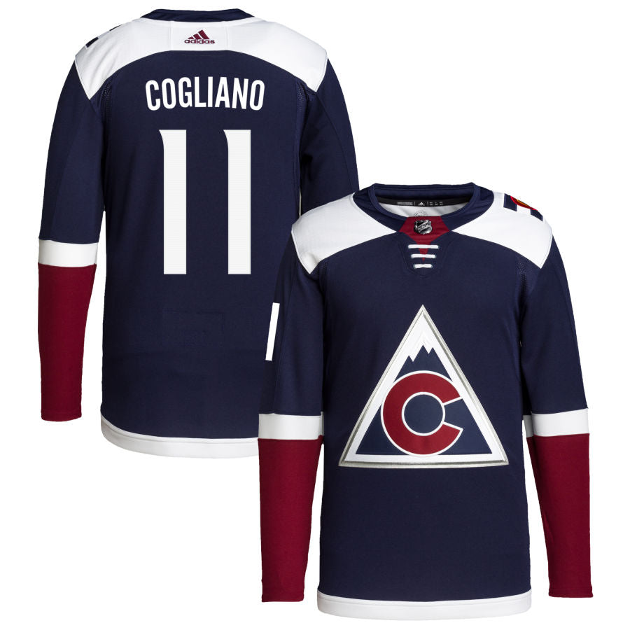 Andrew Cogliano Colorado Avalanche 2018/19 Alternate Primegreen Authentic Pro Jersey - Navy