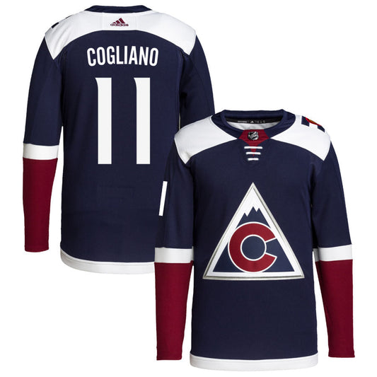 Andrew Cogliano Colorado Avalanche 2018/19 Alternate Primegreen Authentic Pro Jersey - Navy