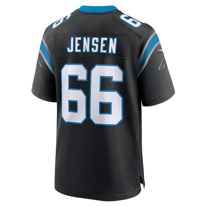 Nash Jensen Carolina Panthers Team Game Jersey - ?Black