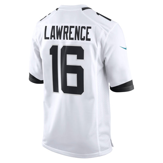 Trevor Lawrence Jacksonville Jaguars White Game Jersey - White