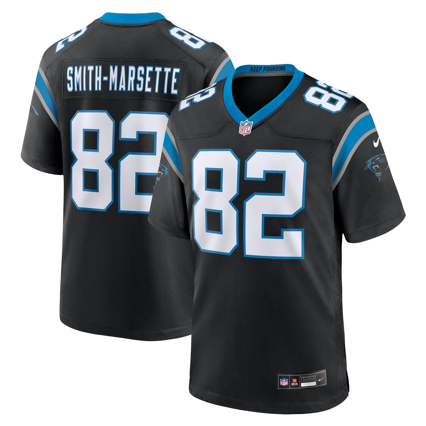 Ihmir Smith-Marsette Carolina Panthers Team Game Jersey - ?Black