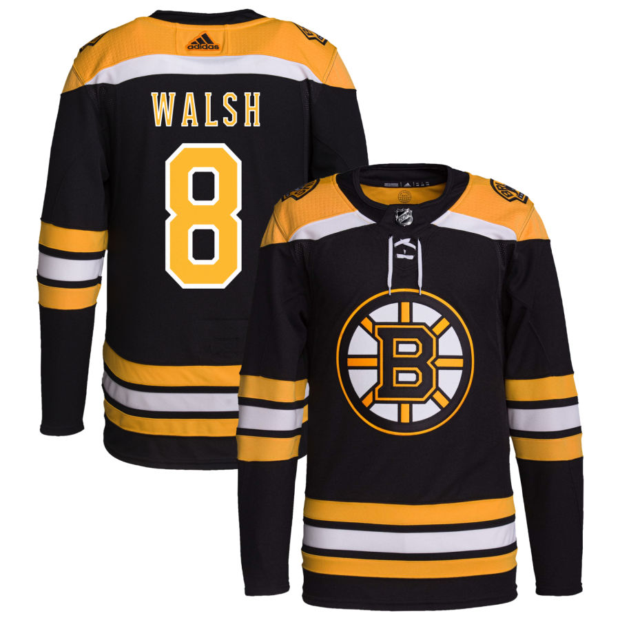 Reilly Walsh Boston Bruins Home Primegreen Authentic Pro Jersey - Black