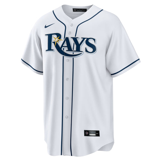 Tampa Bay Rays Home Replica Custom Jersey - White