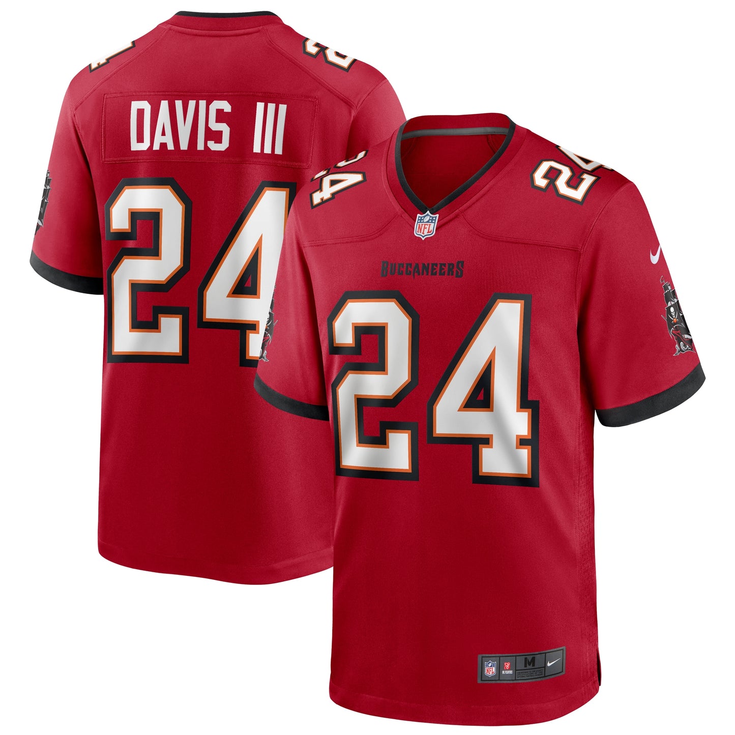 Carlton Davis III Tampa Bay Buccaneers Game Player Jersey - Red