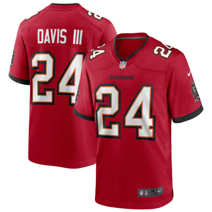 Carlton Davis III Tampa Bay Buccaneers Game Player Jersey - Red
