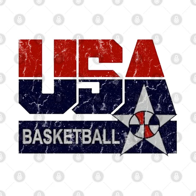 Usa Basketball Vintage T-Shirt