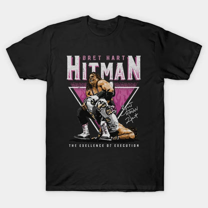 Bret Hart Sharpshooter Triangle T-Shirt