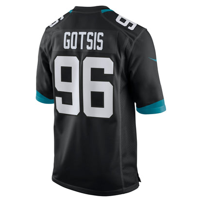 Adam Gotsis Jacksonville Jaguars Game Jersey - Black