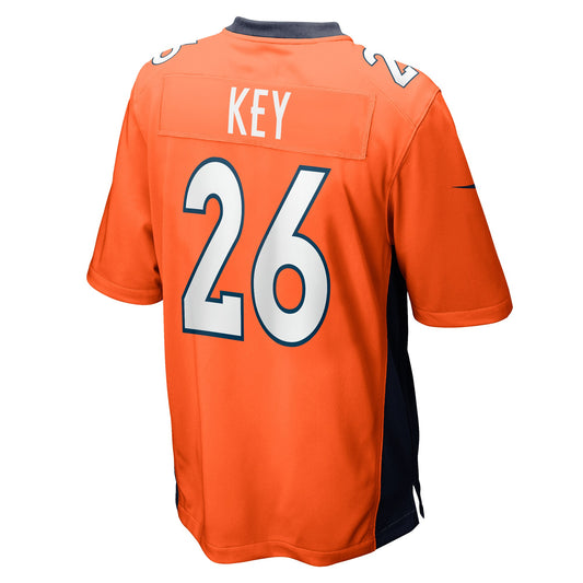 Devon Key Denver Broncos Team Game Jersey - ?Orange