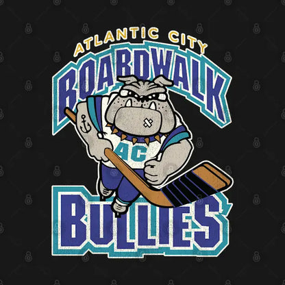 Defunct Atlantic City Boardwalk Bullies Hockey Team Hoodie