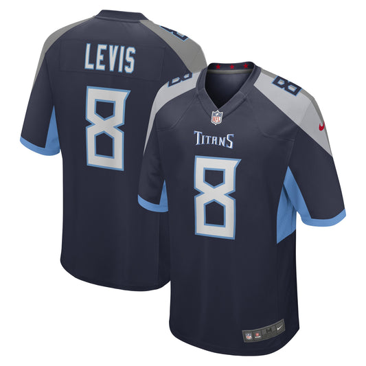 Will Levis Tennessee Titans 2023 NFL Draft Pick Game Jersey - Navy