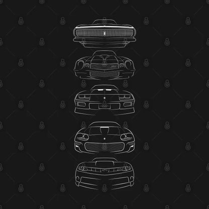 Evolution Of The Camaro T-Shirt