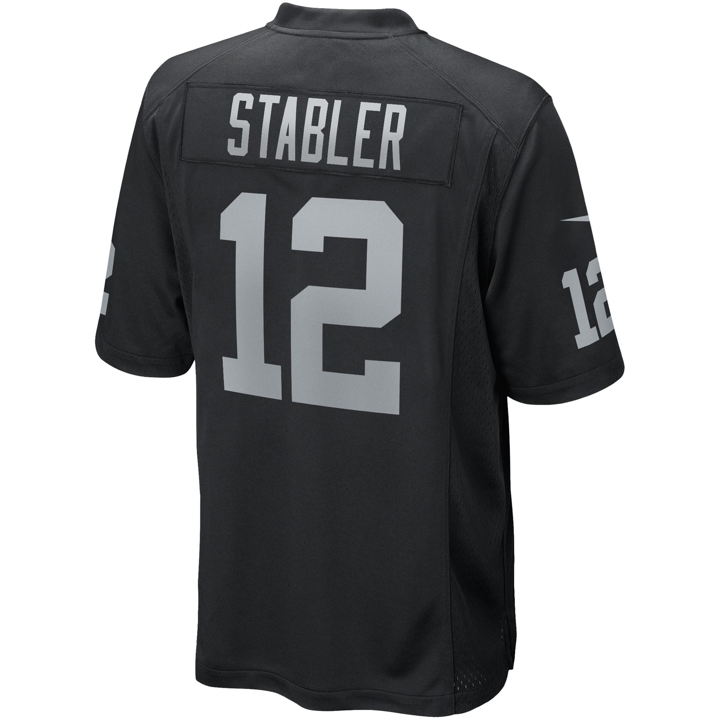 Ken Stabler Las Vegas Raiders Game Retired Player Jersey - Black