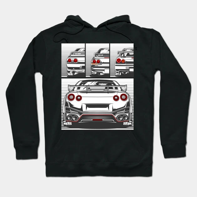 Generation Of Nissan Gtr Series Hoodie