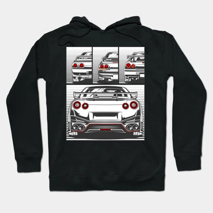 Generation Of Nissan Gtr Series Hoodie
